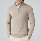 THE ESSENZA QUARTER ZIP SWEATER