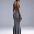 ZERAVIO THE SOPHIE DRESS red bodycon maxi evening dress